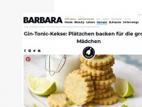 Bild zum Artikel: Gin-Tonic-Kekse: Plätzchen backen für die großen Mädchen