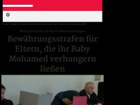 Bild zum Artikel: Sie ließen ihr Baby verhungern