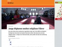 Bild zum Artikel: Junge Afghanen wollen religiösen Führer