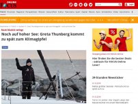 Bild zum Artikel: Nach Madrid verlegt - Noch auf hoher See: Greta Thunberg kommt zu spät zum Klimagipfel