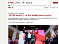 Bild zum Artikel: Lafontaine zur neuen Parteispitze: 'Die SPD muss jetzt mit dem Neoliberalismus brechen'