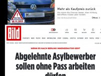 Bild zum Artikel: Abgelehnte Asylbewerber - Berliner Innensenator erlaubt Arbeit ohne Pass