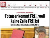 Bild zum Artikel: Justiz-Skandal in Hannover - Totraser kommt FREI, weil keine Zelle FREI ist