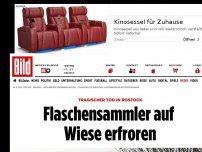 Bild zum Artikel: Tragischer Fund in Rostock - Flaschensammler auf Wiese erfroren