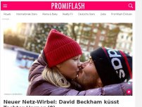 Bild zum Artikel: Neuer Netz-Wirbel: David Beckham küsst Tochter Harper (8)