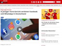 Bild zum Artikel: Klage wegen Patenten - Urteil noch nicht rechtskräftig: Gericht verbietet WhatsApp in jetziger Form