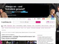Bild zum Artikel: Ein Toter nach körperlicher Auseinandersetzung in Augsburg