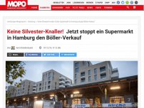 Bild zum Artikel: Keine Silvester-Knaller!: Erster Supermarkt in Hamburg stoppt Böller-Verkauf