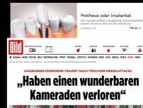 Bild zum Artikel: Nach Prügel-Attacke - Hier trauern Kameraden um den toten Feuerwehrmann