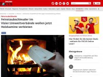 Bild zum Artikel: Feinstaubschleuder - Feinstaubschleuder im Visier: Umweltverbände wollen jetzt Holzkamine verbieten