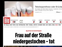 Bild zum Artikel: Bluttat in Stuttgart - Frau auf der Straße niedergestochen