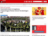 Bild zum Artikel: Polizei sucht nach Zeugen - Feuerwehrmann nach Weihnachtsmarkt-Besuch totgeschlagen: Entsetzen in Augsburg