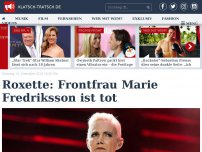 Bild zum Artikel: Roxette: Frontfrau Marie Fredriksson ist tot