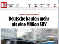 Bild zum Artikel: Trotz Klima-Debatte - Deutsche kaufen mehr als 1 Million SUV