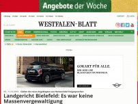 Bild zum Artikel: Harsewinkel: Landgericht Bielefeld: Es war keine Massenvergewaltigung