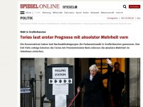 Bild zum Artikel: Wahl in Großbritannien: Tories laut erster Prognose mit absoluter Mehrheit vorn