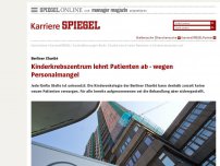 Bild zum Artikel: Berliner Charité: Kinderkrebszentrum lehnt Patienten ab - wegen Personalmangel