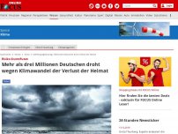 Bild zum Artikel: Risiko Sturmfluten - Mehr als 3 Millionen Deutschen droht wegen Klimawandel der Verlust der Heimat
