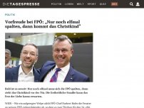 Bild zum Artikel: Vorfreude bei FPÖ: „Nur noch elfmal spalten, dann kommt das Christkind“