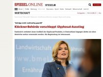 Bild zum Artikel: 'Anträge nicht rechtzeitig geprüft': Klöckner-Behörde verschleppt Glyphosat-Ausstieg