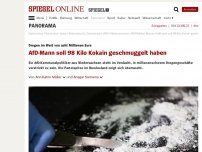 Bild zum Artikel: Drogen im Wert von acht Millionen Euro: AfD-Mann soll 98 Kilo Kokain geschmuggelt haben