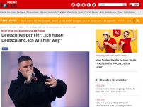 Bild zum Artikel: Nach Gerichtsstreit mit Bushido - Deutsch-Rapper Fler: „Ich hasse Deutschland. Ich will hier weg“