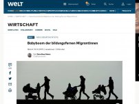 Bild zum Artikel: Babyboom der bildungsfernen Migrantinnen