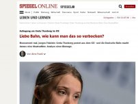 Bild zum Artikel: Aufregung um Greta Thunberg im ICE: Liebe Bahn, wie kann man das so verbocken?