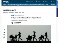 Bild zum Artikel: Der Babyboom der bildungsfernen Migrantinnen