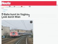 Bild zum Artikel: S-Bahn kurvt im Vagina-Look durch Wien