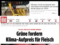 Bild zum Artikel: Es soll teurer werden - Grüne fordern Klima-Aufpreis für Fleisch