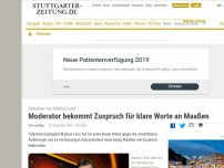 Bild zum Artikel: Talkshow von Markus Lanz: Moderator bekommt Zuspruch für klare Worte an Maaßen