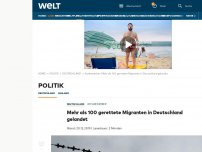 Bild zum Artikel: Mehr als 100 gerettete Migranten in Deutschland gelandet