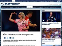 Bild zum Artikel: Darts-WM, London, Alexandra Palace: Fallon Sherrock gewinnt auch ihr zweites Spiel