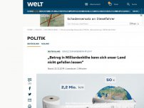 Bild zum Artikel: „Betrug in Milliardenhöhe kann sich unser Land nicht gefallen lassen“