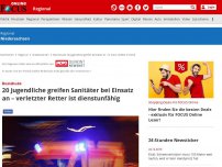 Bild zum Artikel: Buxtehude - Unfassbare Attacke bei Hamburg: Sanitäter bei Einsatz angegriffen – DRK-Chef entsetzt