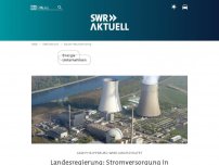 Bild zum Artikel: Landesregierung: Stromversorgung in Baden-Württemberg gesichert