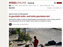 Bild zum Artikel: Habecks Vorstoß zur Flüchtlingspolitik: Es geschieht nichts, weil nichts geschehen darf