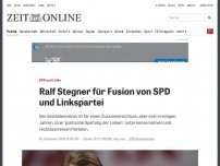 Bild zum Artikel: SPD und Linke: Ralf Stegner für Fusion von SPD und Linkspartei