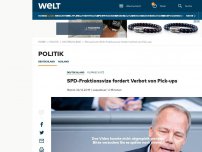 Bild zum Artikel: SPD-Fraktionsvize fordert Verbot von Pick-ups