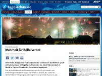 Bild zum Artikel: Mehrheit der Deutschen laut einer Umfrage für Böllerverbot