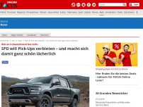 Bild zum Artikel: Gibt es in Deutschland fast nicht - Der Trabi kann kommen: SPD will Pick-Ups verbieten – wegen Klima