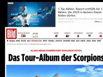 Bild zum Artikel: Exklusive Fotos - Das Tour-Album der Scorpions