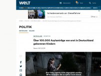 Bild zum Artikel: Über 100.000 Asylerstanträge von erst in Deutschland geborenen Kindern