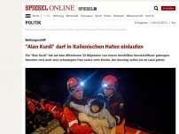Bild zum Artikel: Rettungsschiff: 'Alan Kurdi' darf in italienischen Hafen einlaufen