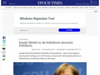 Bild zum Artikel: Emnid: Merkel ist die beliebteste deutsche Politikerin