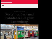 Bild zum Artikel: Kostenlos Bus- und Bahnfahren in ganz Luxemburg