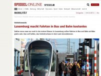 Bild zum Artikel: Verkehrswende: Luxemburg macht Fahrten in Bus und Bahn kostenlos