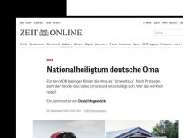Bild zum Artikel: WDR: Nationalheiligtum deutsche Oma
