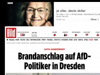Bild zum Artikel: Auto angezündet - Brandanschlag auf AfD-Politiker in Dresden
